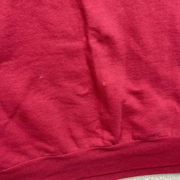 VTG Mountain Ridge Sweatshirt Bear Graphic Red Mock Neck Men Men L Canada Made - Picture 8 of 14